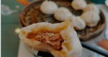 山东特色小吃美食之济南草包包子